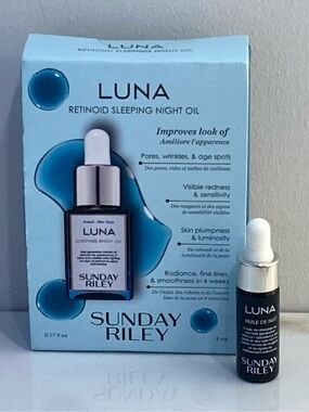 5/$25 Sunday Riley LUNA Retinoid Sleeping Night Oil 5ml BNIB